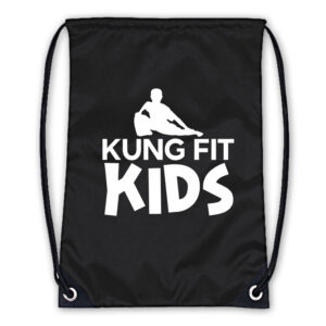 KFK Black Drawstring Bag